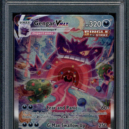 Gengar Vmax - 271/264 - PSA 9 - Alt Art - Fusion Strike - Pokemon - 62522