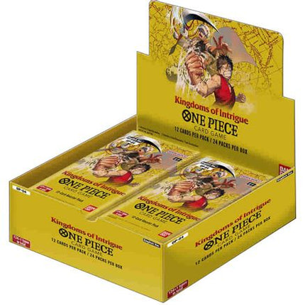 One Piece TCG - OP-04 Sealed Booster Box (24 Packs) - Kingdoms of Intrigue - English