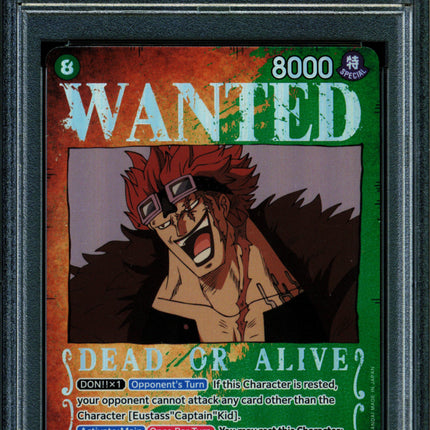 Eustass Captain Kid - OP01-051 - PSA 10 - Alt Art Wanted - English - One Piece - 624