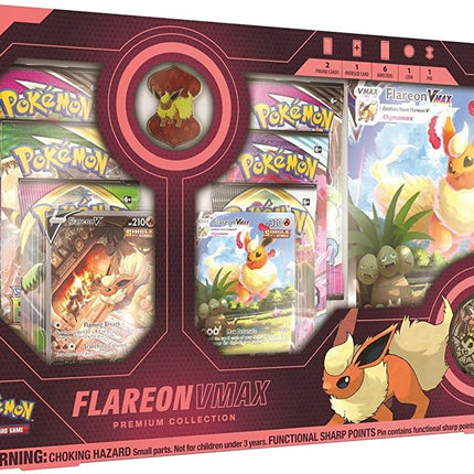 Flareon Vmax - Pokemon - Premium Collection Box - Sealed - New