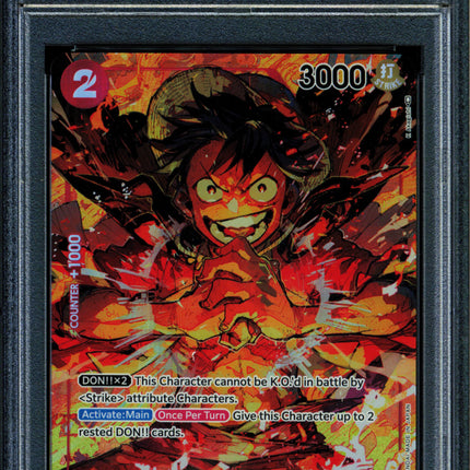 Monkey D Luffy - OP01-024 - PSA 10 - Alt Art - OP01 - One Piece - 61816