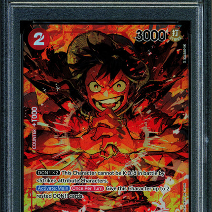 Monkey D Luffy - OP01-024 - PSA 10 - Alt Art - OP01 - One Piece - 61804