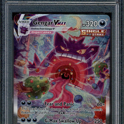 Gengar Vmax - 271/264 - PSA 9 - Alt Art - Fusion Strike - Pokemon - 62521