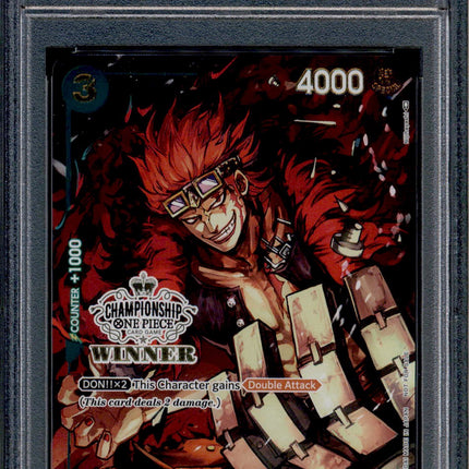 Eustass Captain Kid - P-003 - PSA 10 - Winner - Promo - One Piece - 671