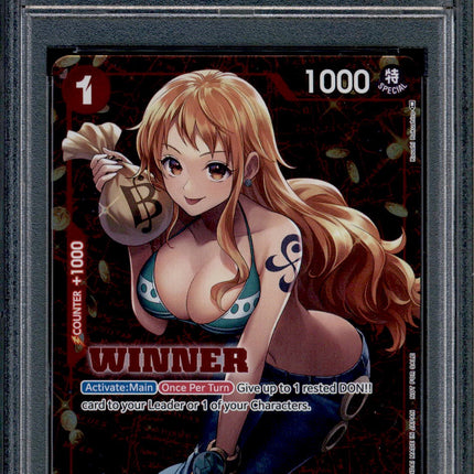 Nami - ST01-007 - PSA 10 - Winner - English - One Piece - 655