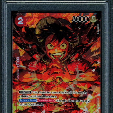 Monkey D Luffy - OP01-024 - PSA 10 - Alt Art - OP01 - One Piece - 61814