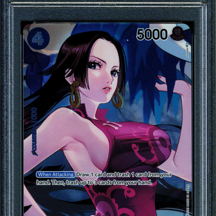 Boa Hancock - OP02-059 - PSA 10 - Box Topper - OP02 - One Piece - 61776