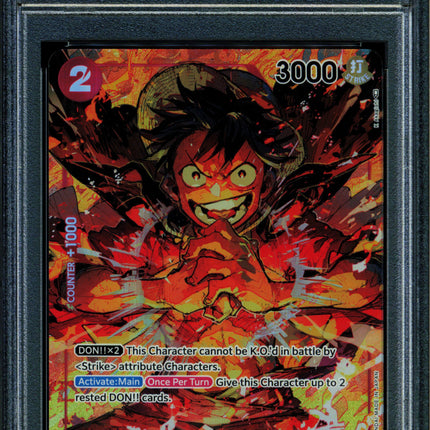 Monkey D Luffy - OP01-024 - PSA 10 - Alt Art - OP01 - One Piece - 61807