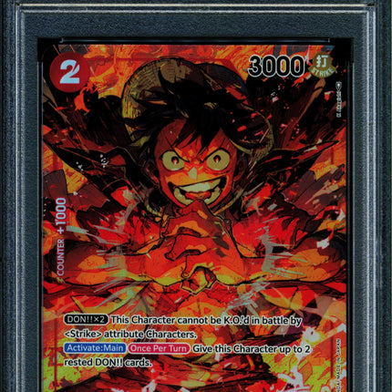 Monkey D Luffy - OP01-024 - PSA 10 - Alt Art - OP01 - One Piece - 61813