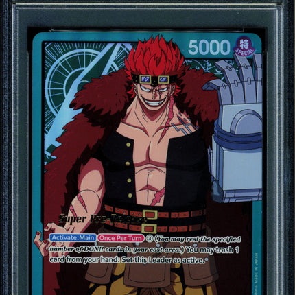 Eustass Captain Kid - ST02-001 - PSA 8 - Alt Art - Super Pre-Release - One Piece - 519