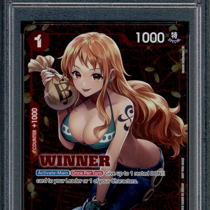 Nami - ST01-007 - PSA 9 - Winner - English - One Piece - 655