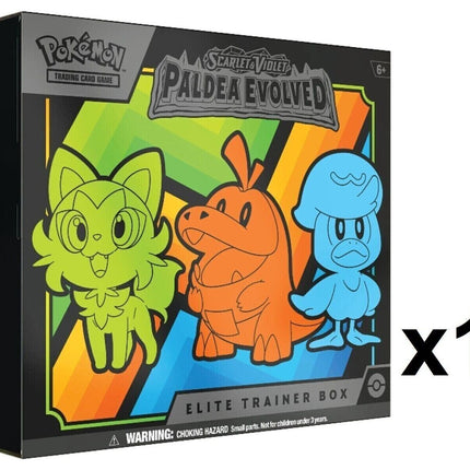 Paldea Evolved Elite Trainer Box Case (10x ETB) - Pokemon - New - Sealed