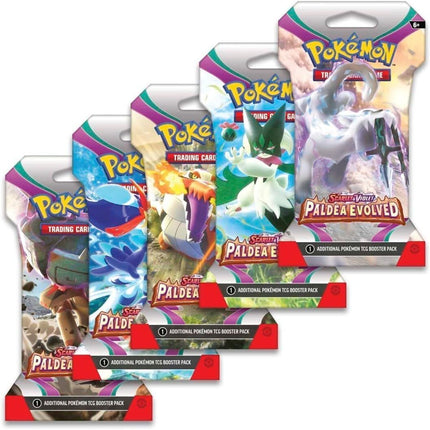 Paldea Evolved Sleeved Booster Pack Lot - x36 Packs - Pokemon