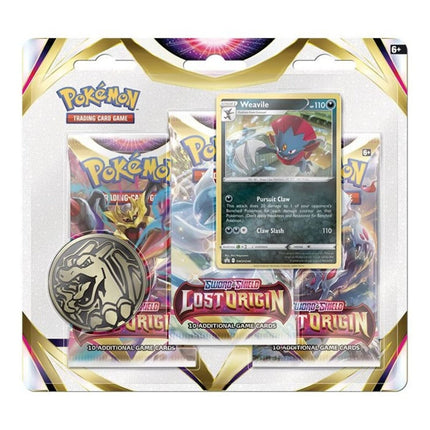 Lost Origins 3 Pack Blister Case - 24x Quantity - Pokemon - Sealed