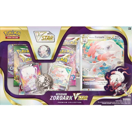 Hisuian Zoroark Vstar Premium Collection - Pokemon Collection Box x1 - Sealed - New