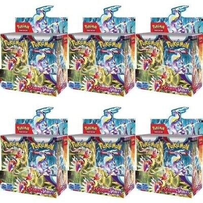 Scarlet & Violet Booster Box Case - 216 Packs - Sealed - New