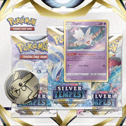 Silver Tempest 3 Pack Blister Case - 24x Quantity - Pokemon - Sealed