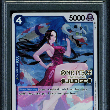 Boa Hancock - OP02-059 - PSA 8 - Judge Promo - English - One Piece - 615