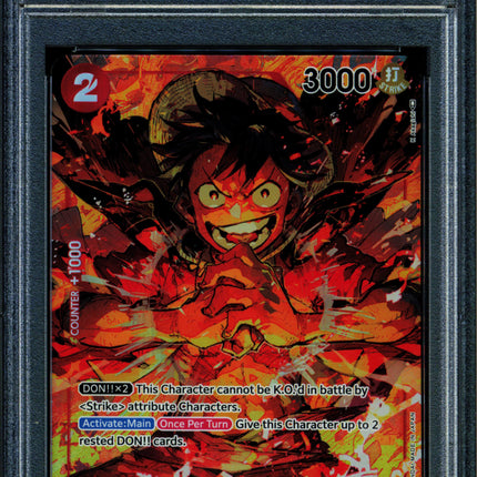 Monkey D Luffy - OP01-024 - PSA 10 - Alt Art - OP01 - One Piece - 61812