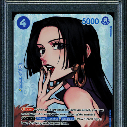 Boa Hancock - OP01-078 - PSA 10 - Alt Art SP - English - One Piece - 624