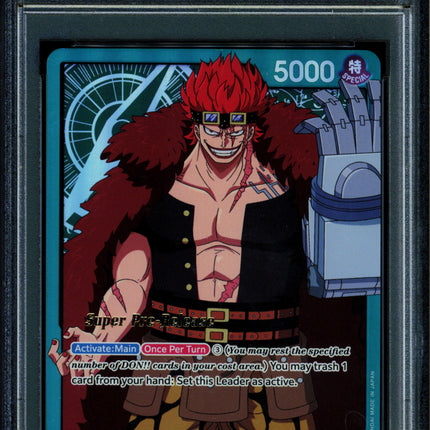 Eustass Captain Kid - ST02-001 - PSA 9 - Alt Art - Super Pre-Release - One Piece - 519