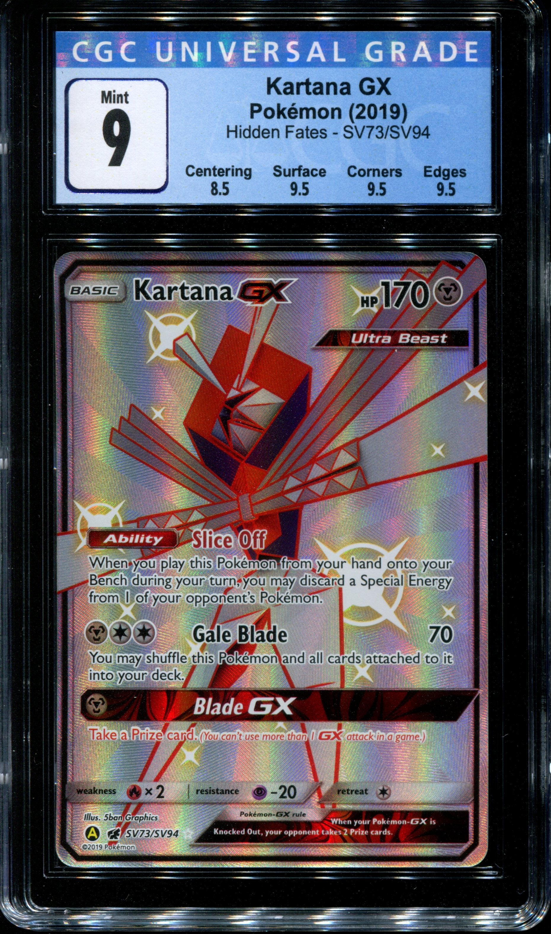 Kartana GX - SV73/SV94 - Full Art Ultra Rare - Pokemon Singles