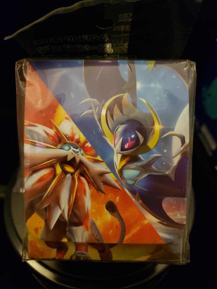 Pokemon Sun and Moon - Deck Shield Solgaleo, Lunala [Trading Cards] 