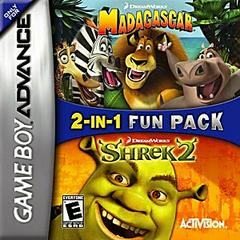 Madagascar and Shrek 2 - GameBoy Advance