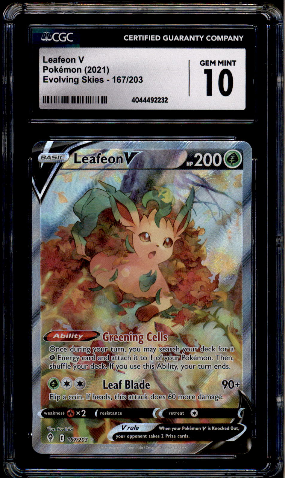 Leafeon-V (167/203), Busca de Cards