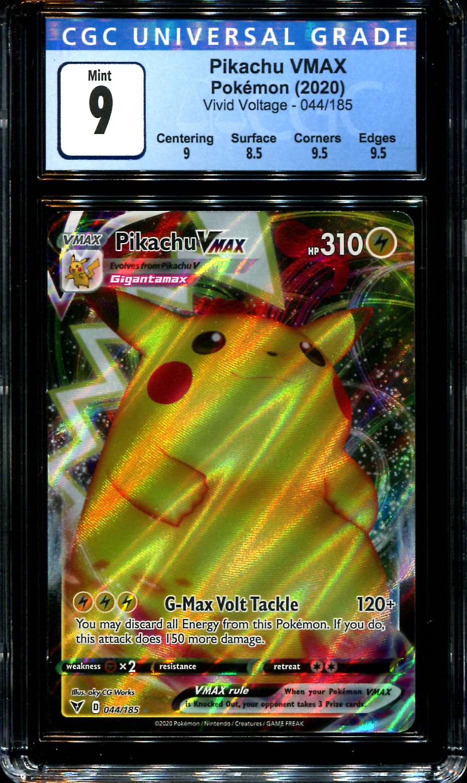 Pikachu VMAX - Vivid Voltage Pokémon card 044/185