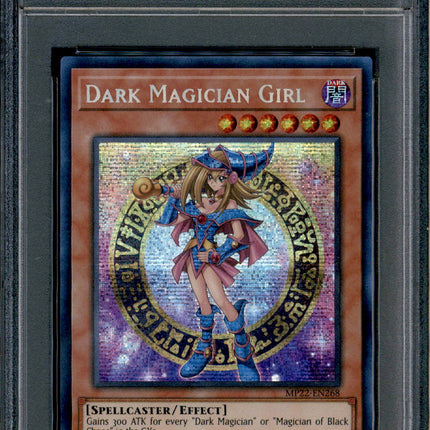 Dark Magician Girl - MP22-EN268 - PSA 10 - 1st Secret - Tin Promo - Pokemon - 72847