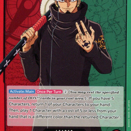 Trafalgar Law - OP01-02 - Leader - English - One Piece TCG OP-01