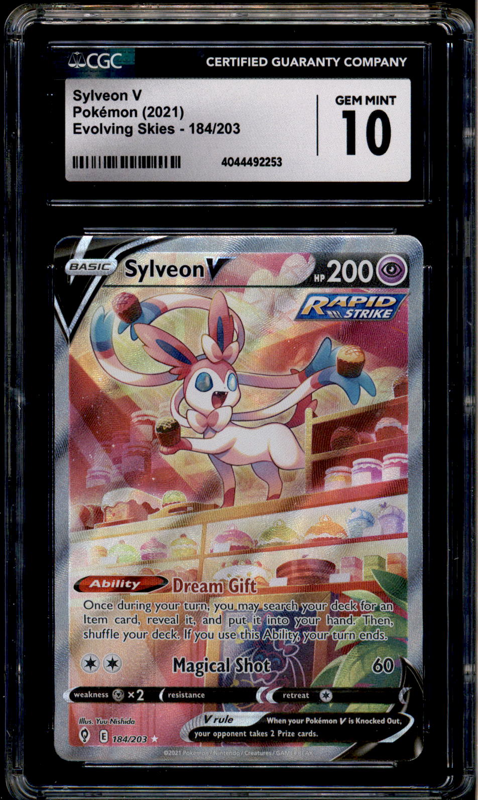 Sylveon-V (184/203), Busca de Cards