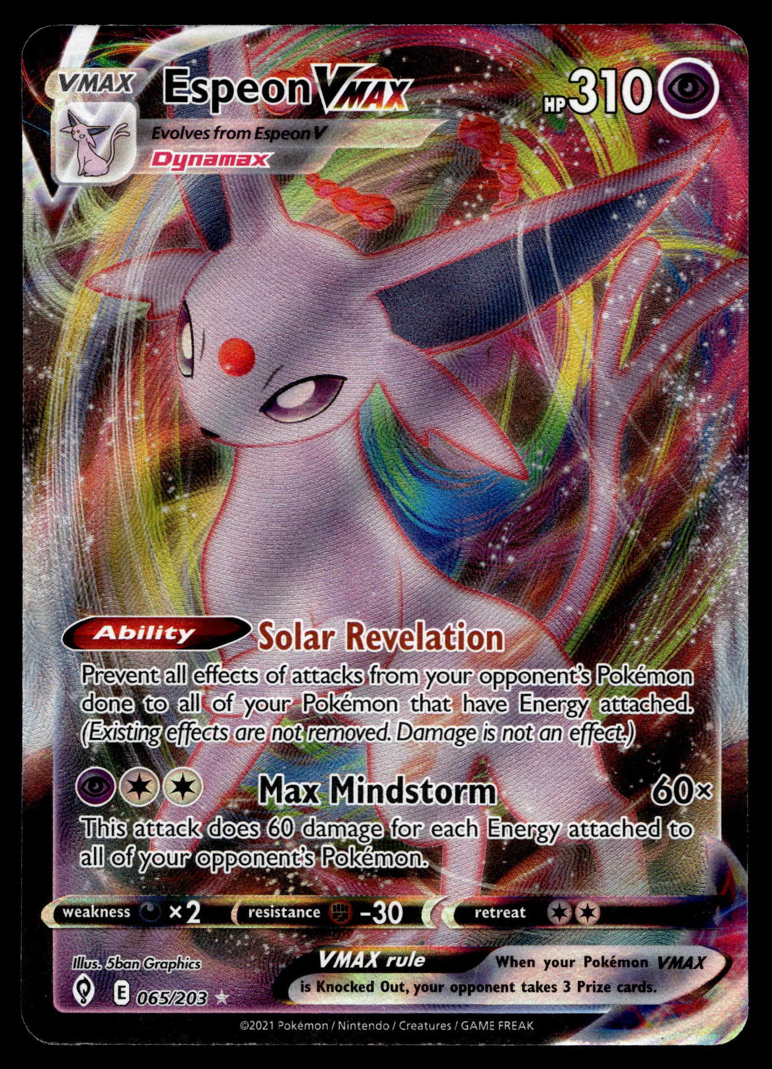 Espeon VMAX Evolving Skies, Pokémon