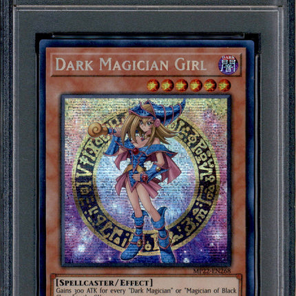 Dark Magician Girl - MP22-EN268 - PSA 9 - 1st Secret - Tin Promo - Pokemon - 72835
