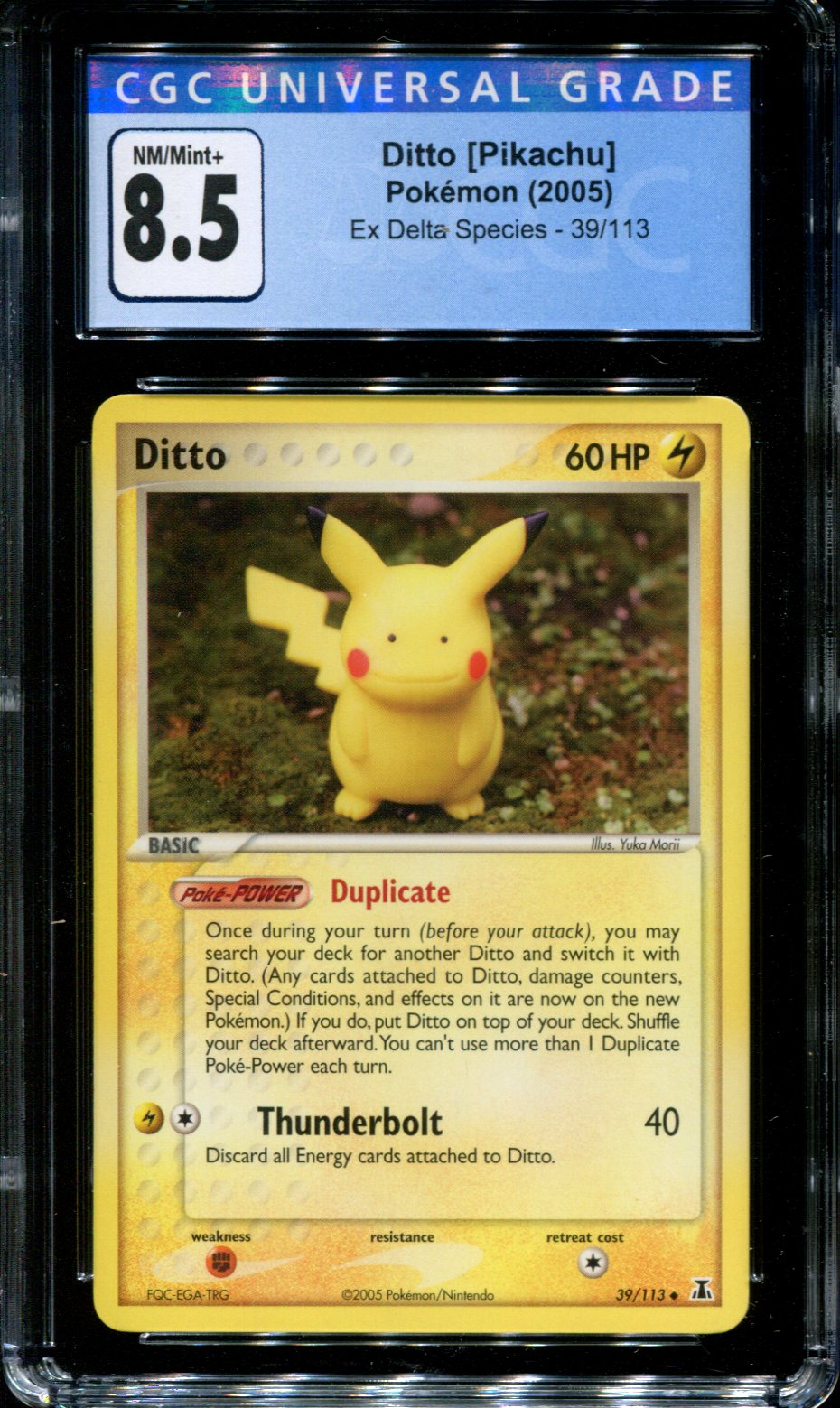 Ditto EX Delta Species Pokemon Card