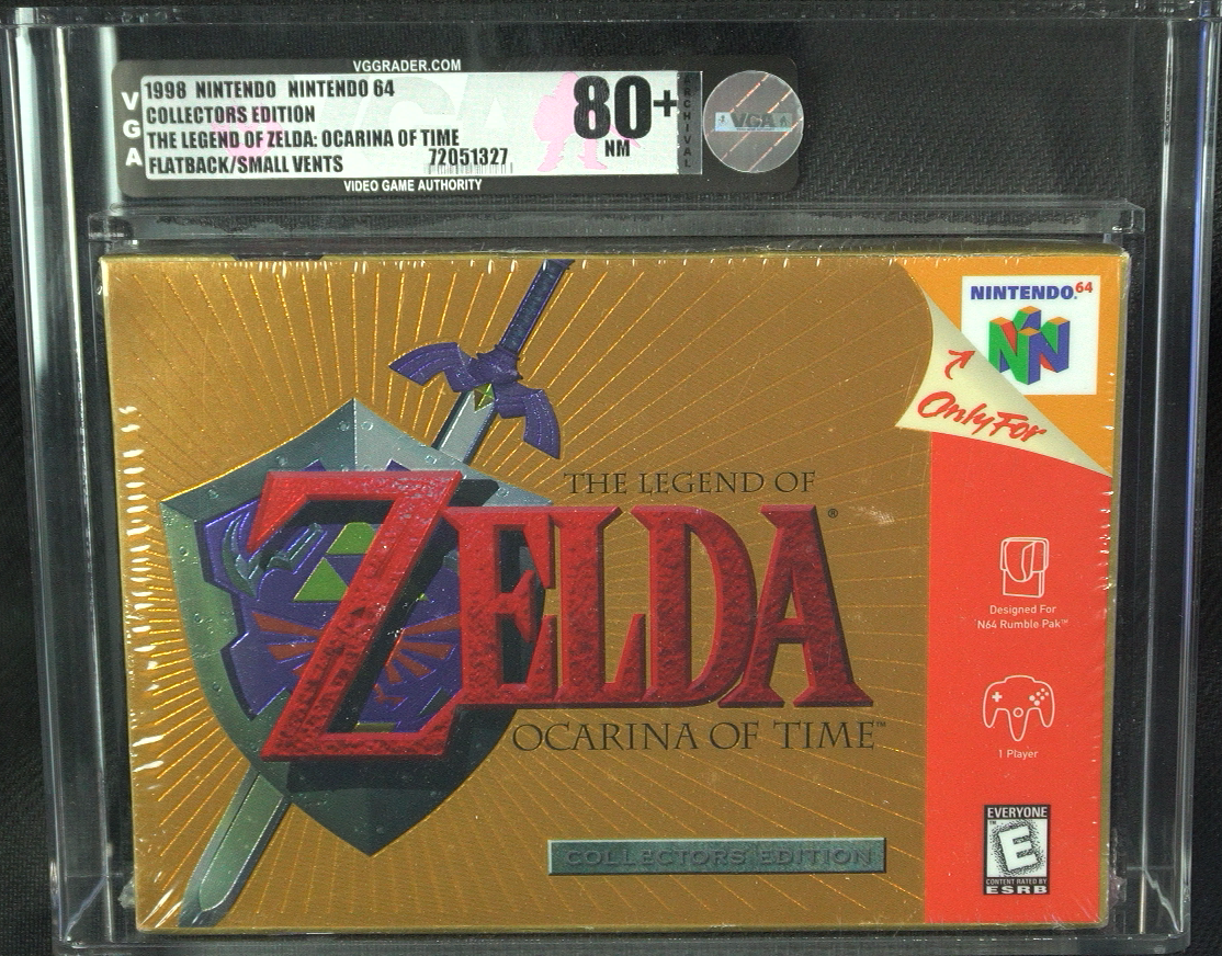 Legend of Zelda Ocarina of Time Gold Collector's Edition Nintendo 64 Game