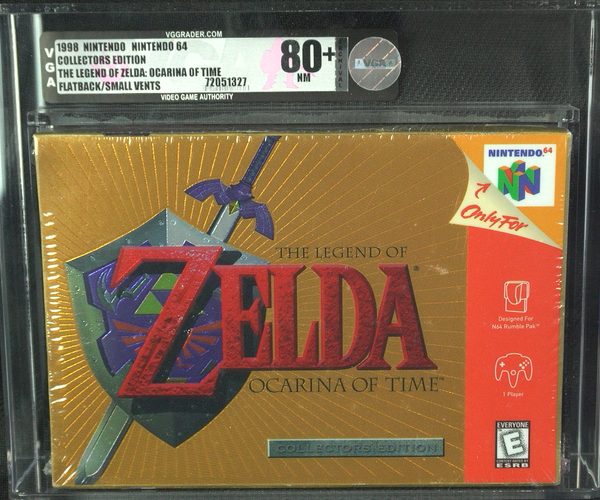 The Legend Of Zelda Ocarina Of Time UKG 85 NM SEALED N64 NTSC PC