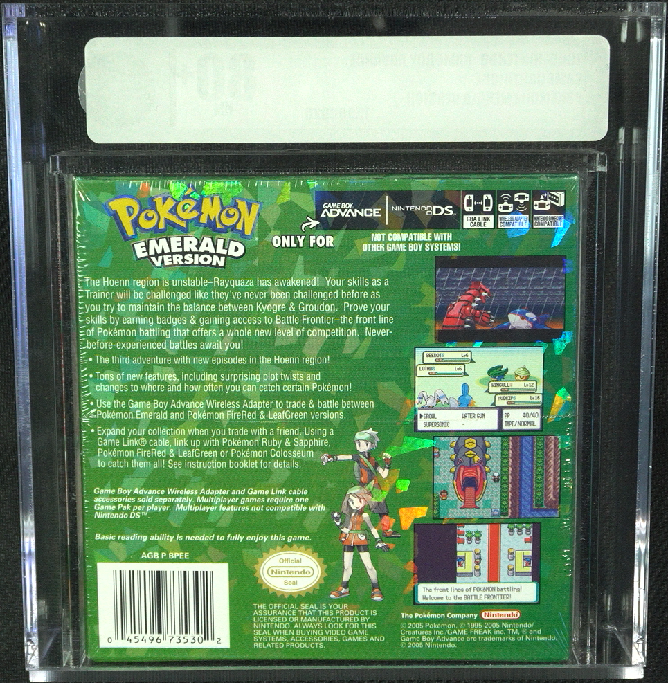 Pokemon Emerald White2 2set Nintendo DS GameBoy Advance Japanese