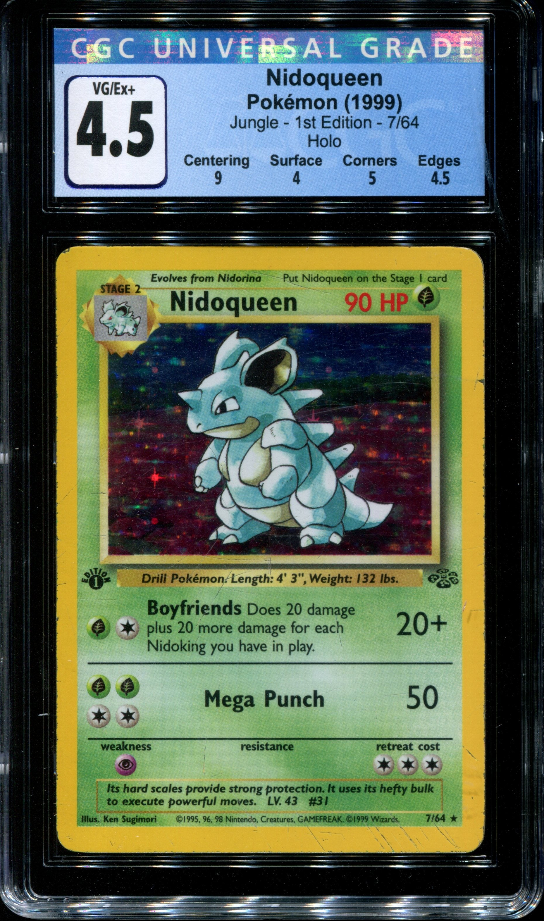  Pokemon - Nidoqueen (7) - Jungle - Holo : Toys & Games