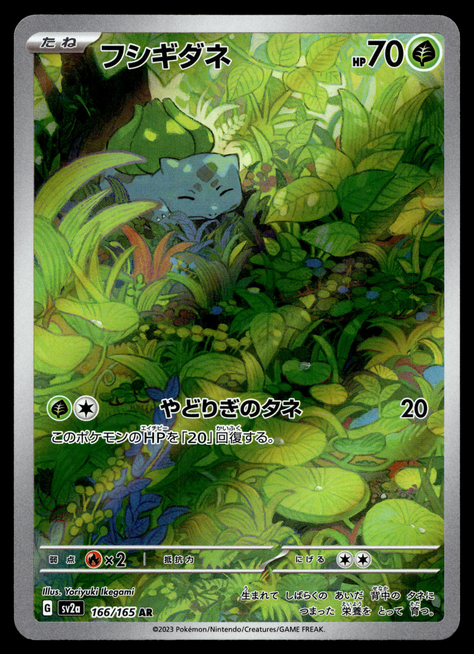 Bulbasaur 166/165 Pokemoncard151 - Pokemon Card Japanese