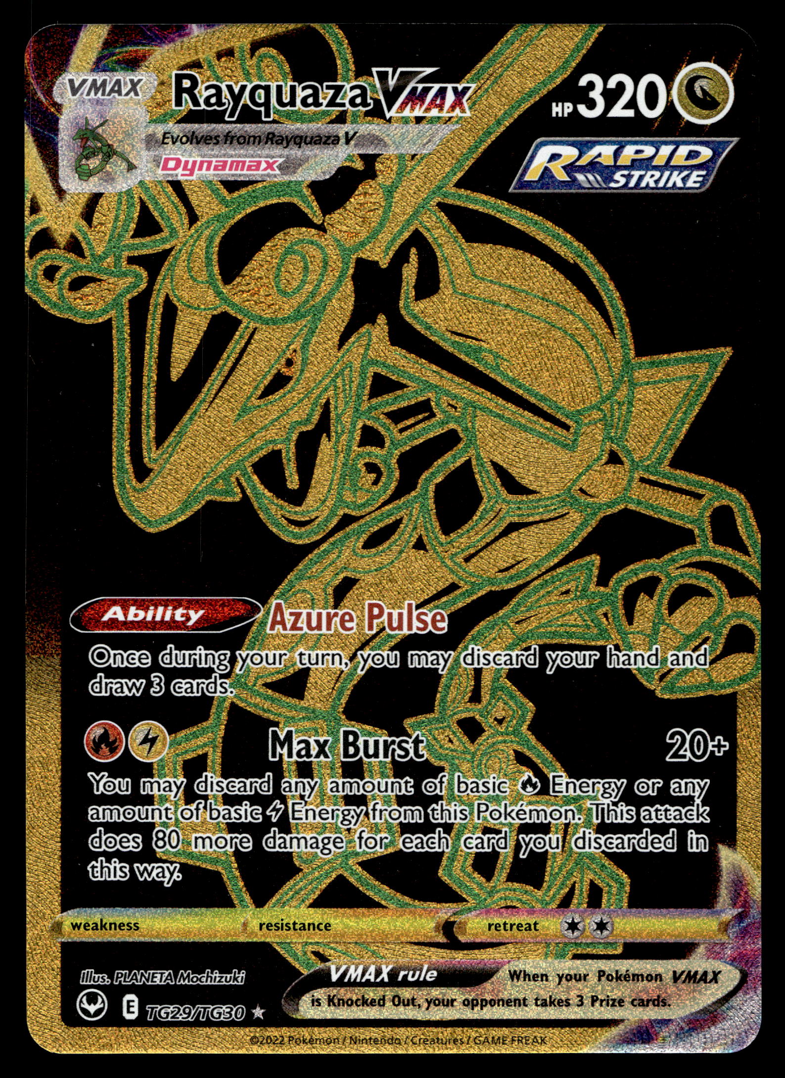 Rayquaza store Vmax Secret Rare Silver Tempest PSA 10