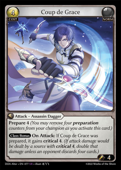 Grand Archive TCG DOA Corhazi Courier Foil Alter-