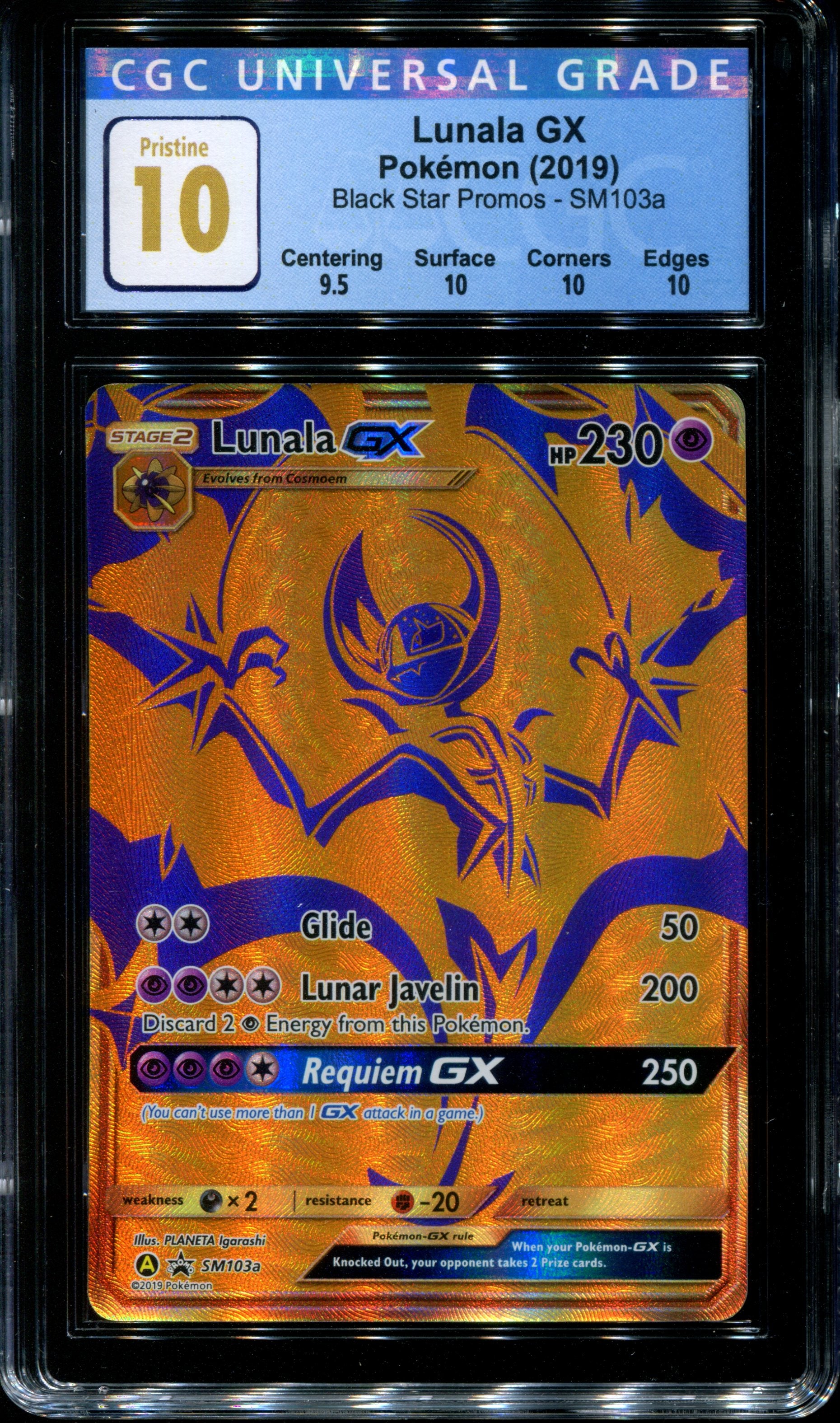 Lunala GX (SM103a) [Sun & Moon: Black Star Promos]