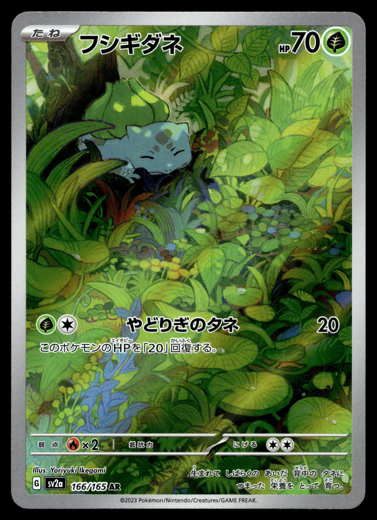 Bulbasaur 166/165 Pokemoncard151 - Pokemon Card Japanese