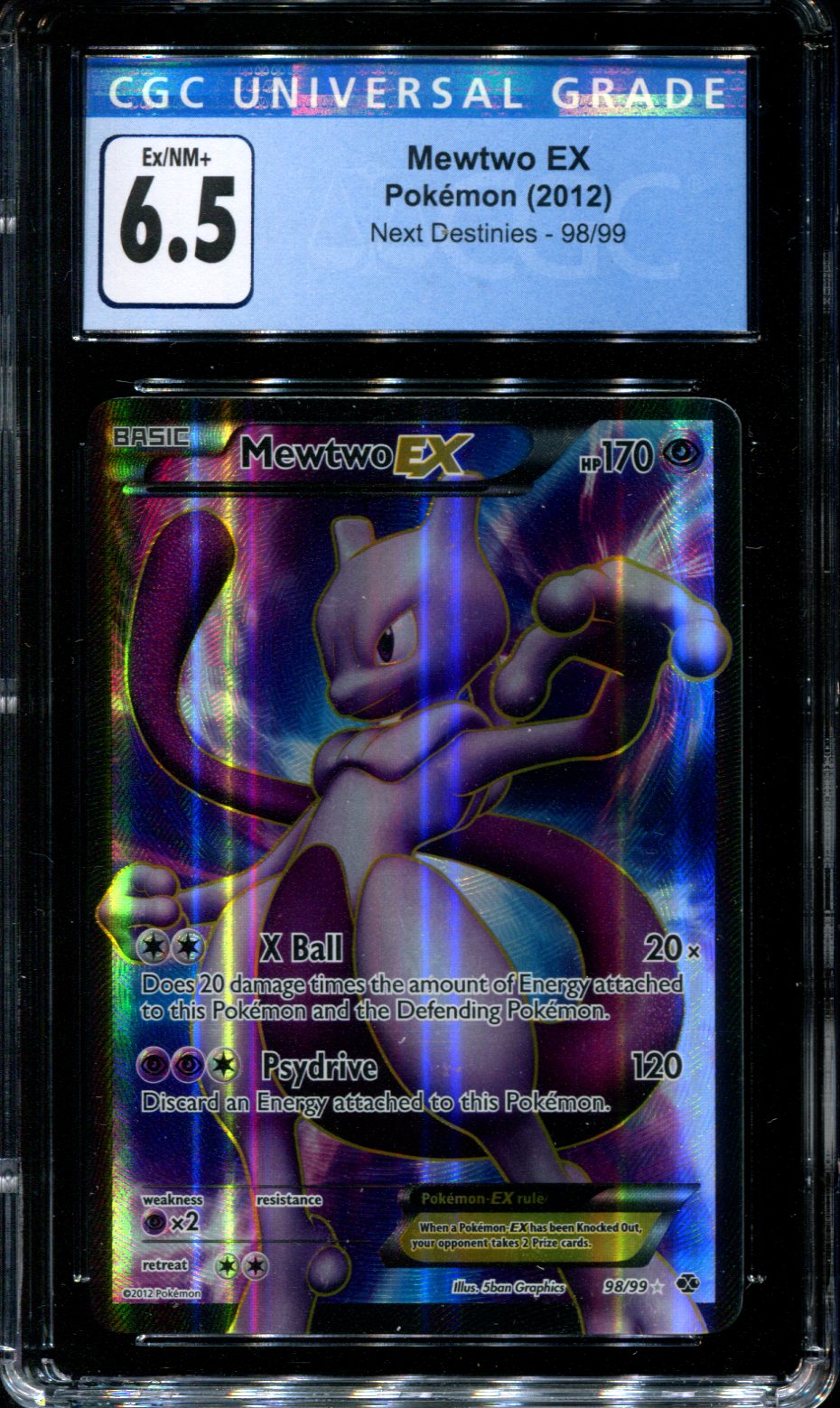 Mewtwo EX (98/99) [Black & White: Next Destinies]