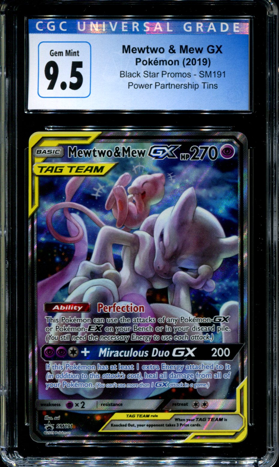  Pokemon - Mewtwo V -SWSH229 - Full Art - Black Star