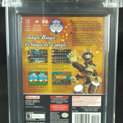 Donkey Konga - Gamecube - WATA 9.8 - A+ - Made in USA - Brand New Sealed