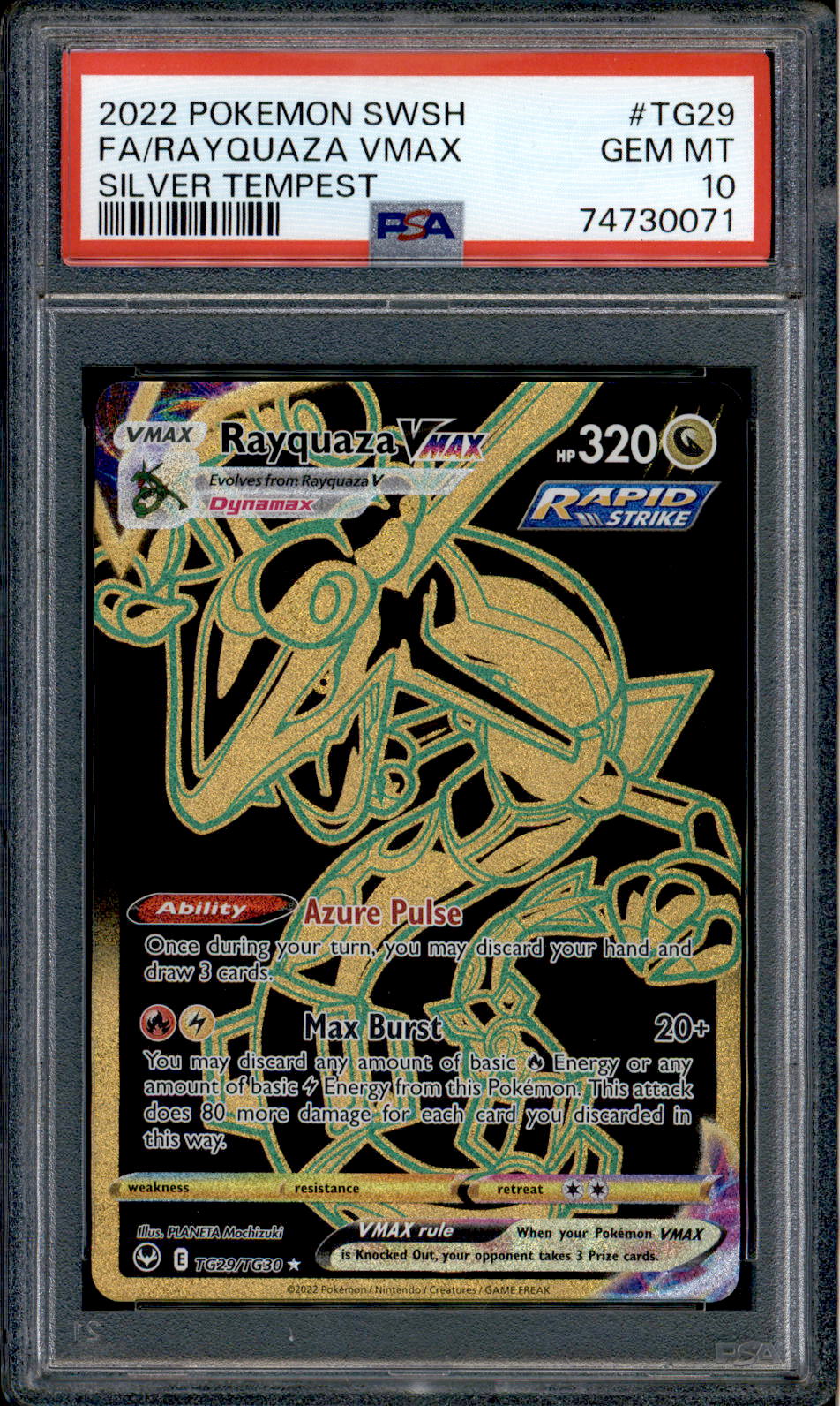 Pokemon Shiny Rayquaza Collectible Figure / Card Holder