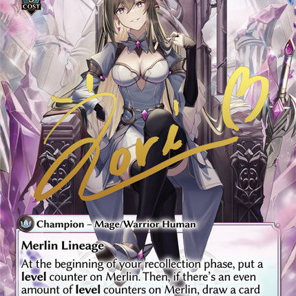 Merlin Kingslayer - FTC EN-004 - x1 - SR - NM - CSR - Grand Archive TCG